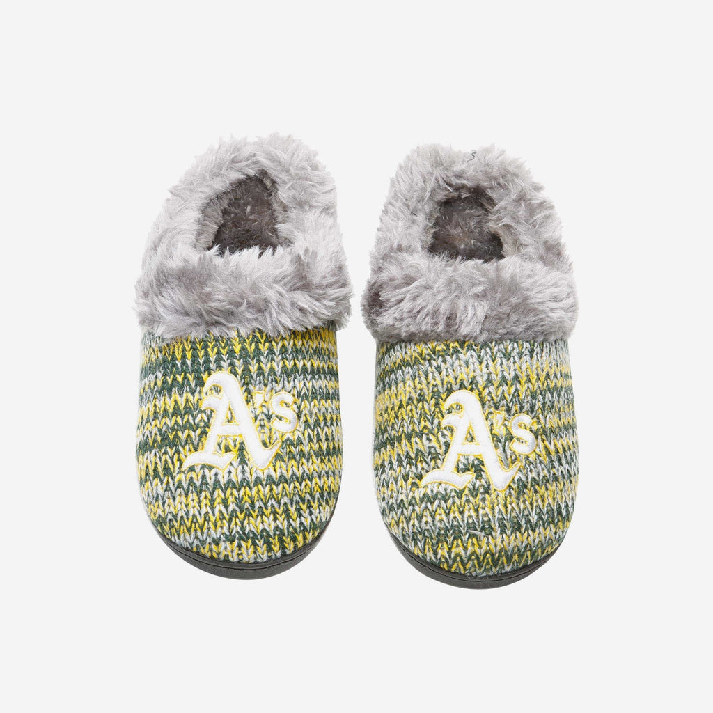 Oakland Athletics Womens Peak Slide Slipper FOCO S - FOCO.com