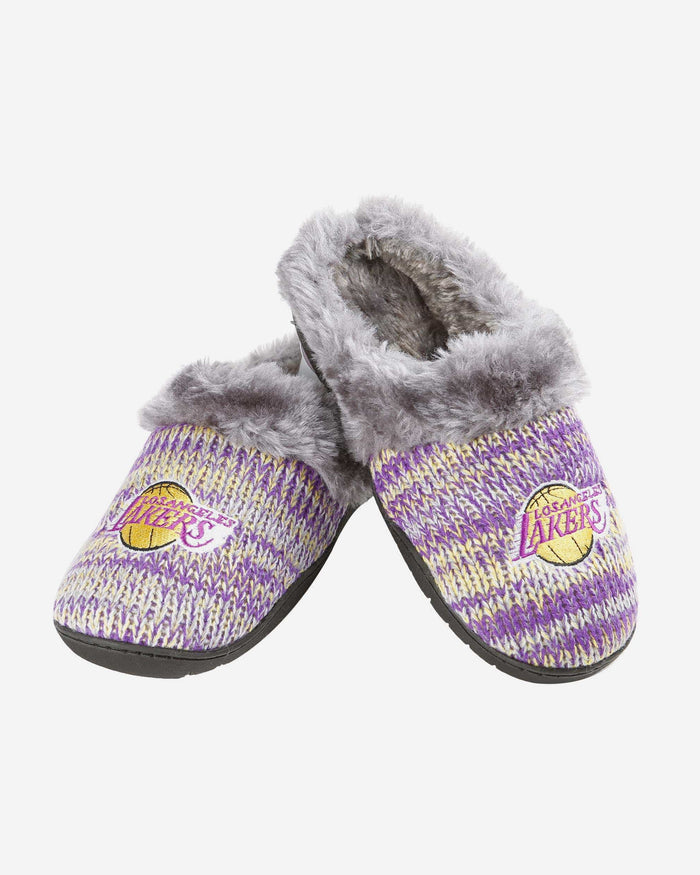 Los Angeles Lakers Womens Peak Slide Slipper FOCO - FOCO.com