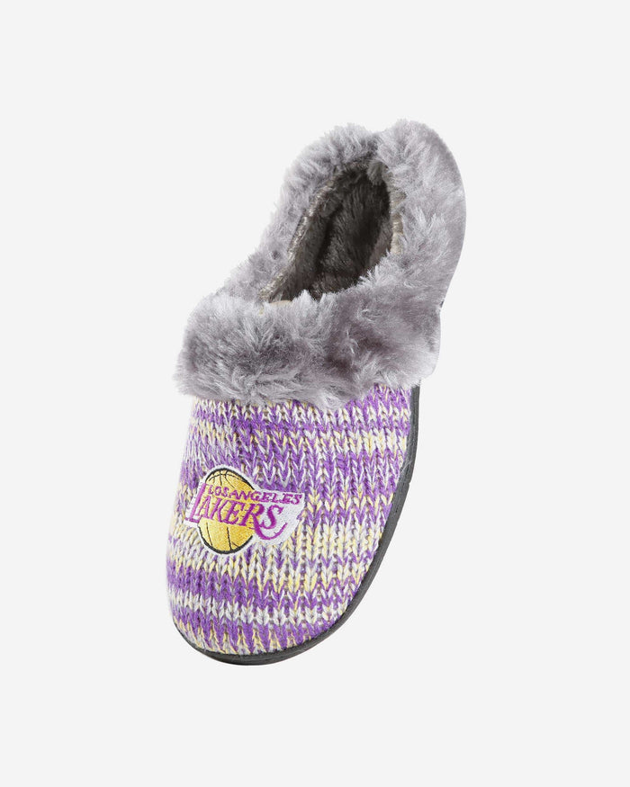 Los Angeles Lakers Womens Peak Slide Slipper FOCO - FOCO.com