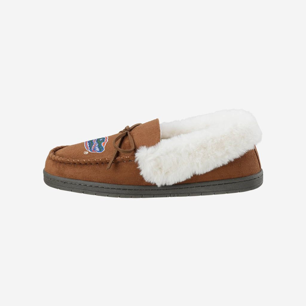 Florida Gators Womens Tan Moccasin Slipper FOCO S - FOCO.com