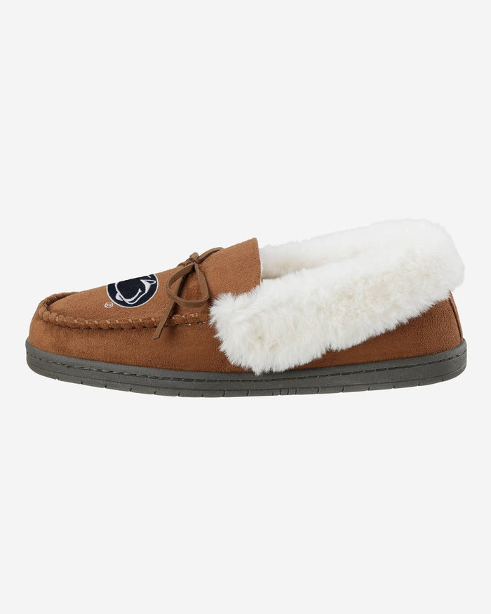 Penn State Nittany Lions Womens Tan Moccasin Slipper FOCO S - FOCO.com