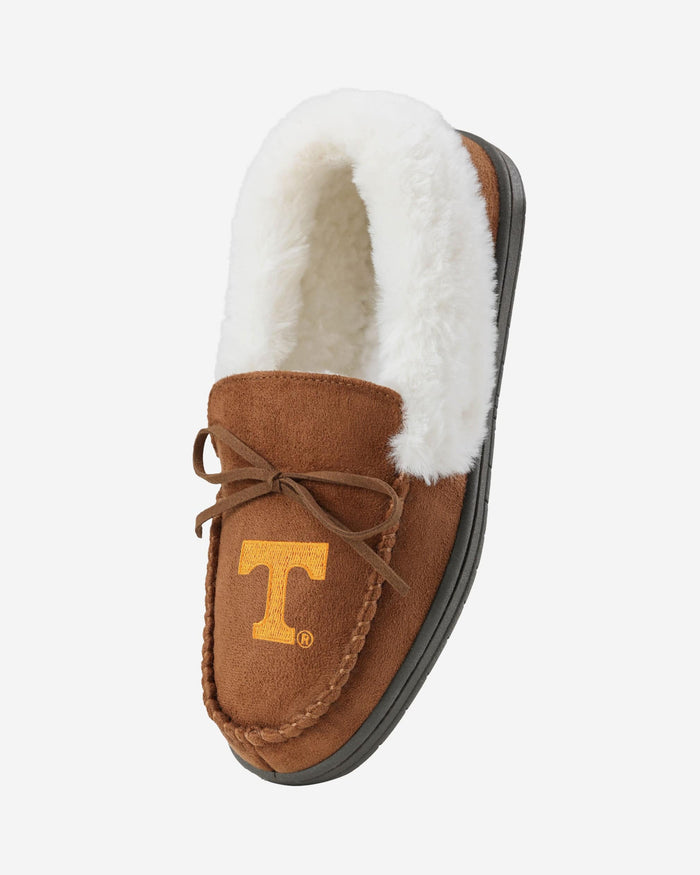 Tennessee Volunteers Womens Tan Moccasin Slipper FOCO - FOCO.com