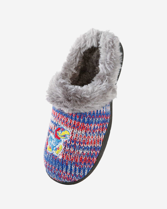 Kansas Jayhawks Womens Peak Slide Slipper FOCO - FOCO.com