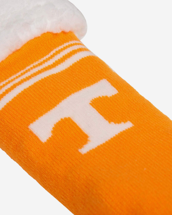 Tennessee Volunteers Womens Stripe Logo Tall Footy Slipper Socks FOCO - FOCO.com