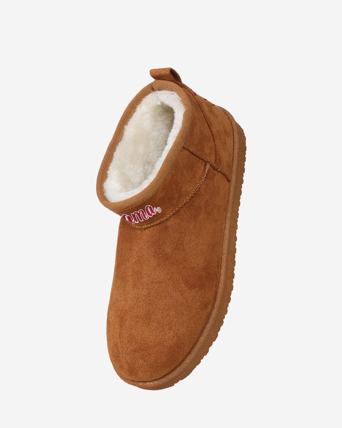 Alabama Crimson Tide Womens Team Logo Fuzzy Fan Boot FOCO - FOCO.com