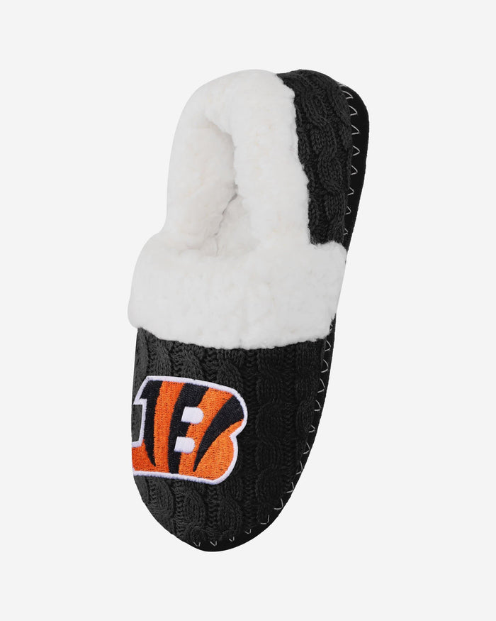 Cincinnati Bengals Womens Team Color Moccasin Slipper FOCO - FOCO.com