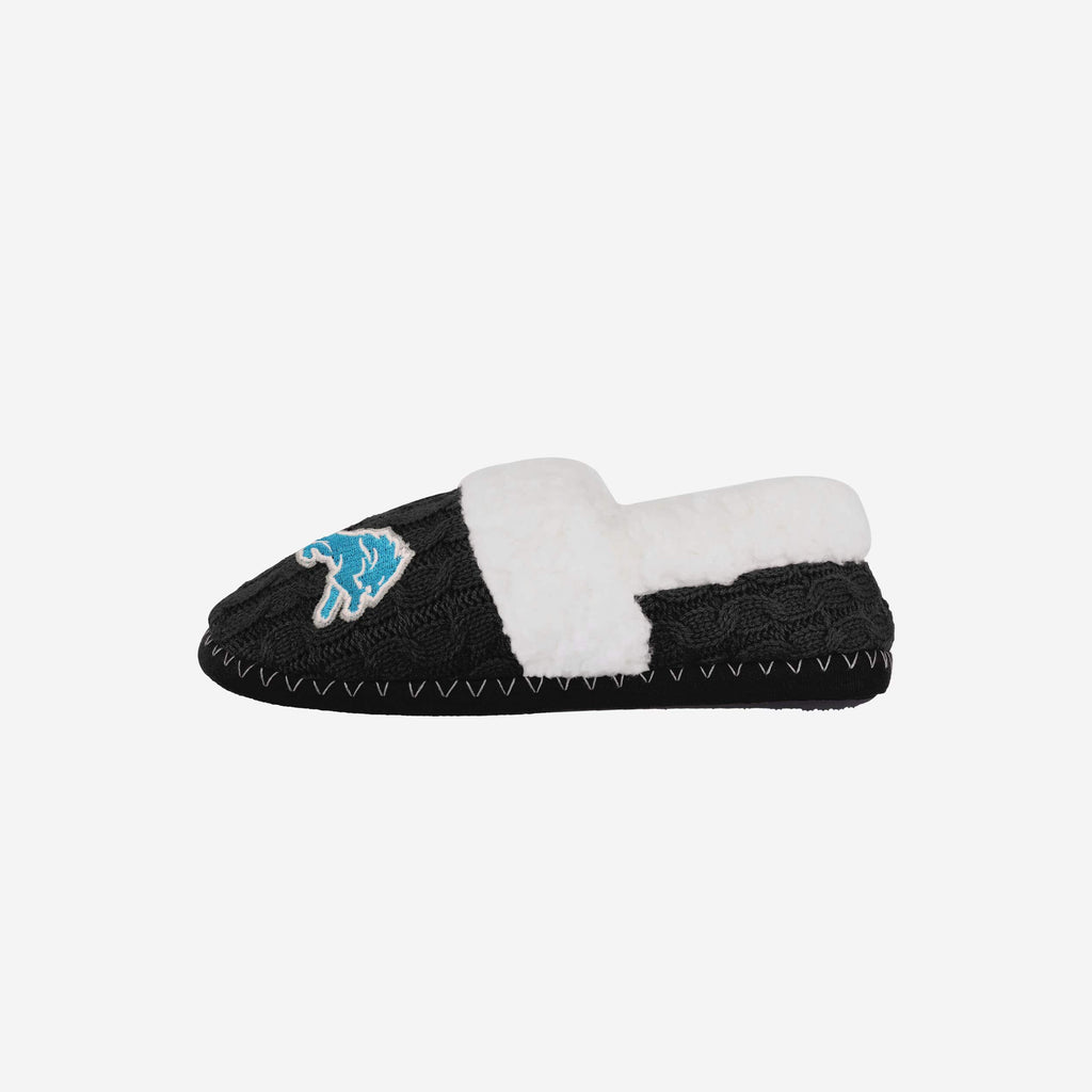 Detroit Lions Womens Team Color Moccasin Slipper FOCO S - FOCO.com