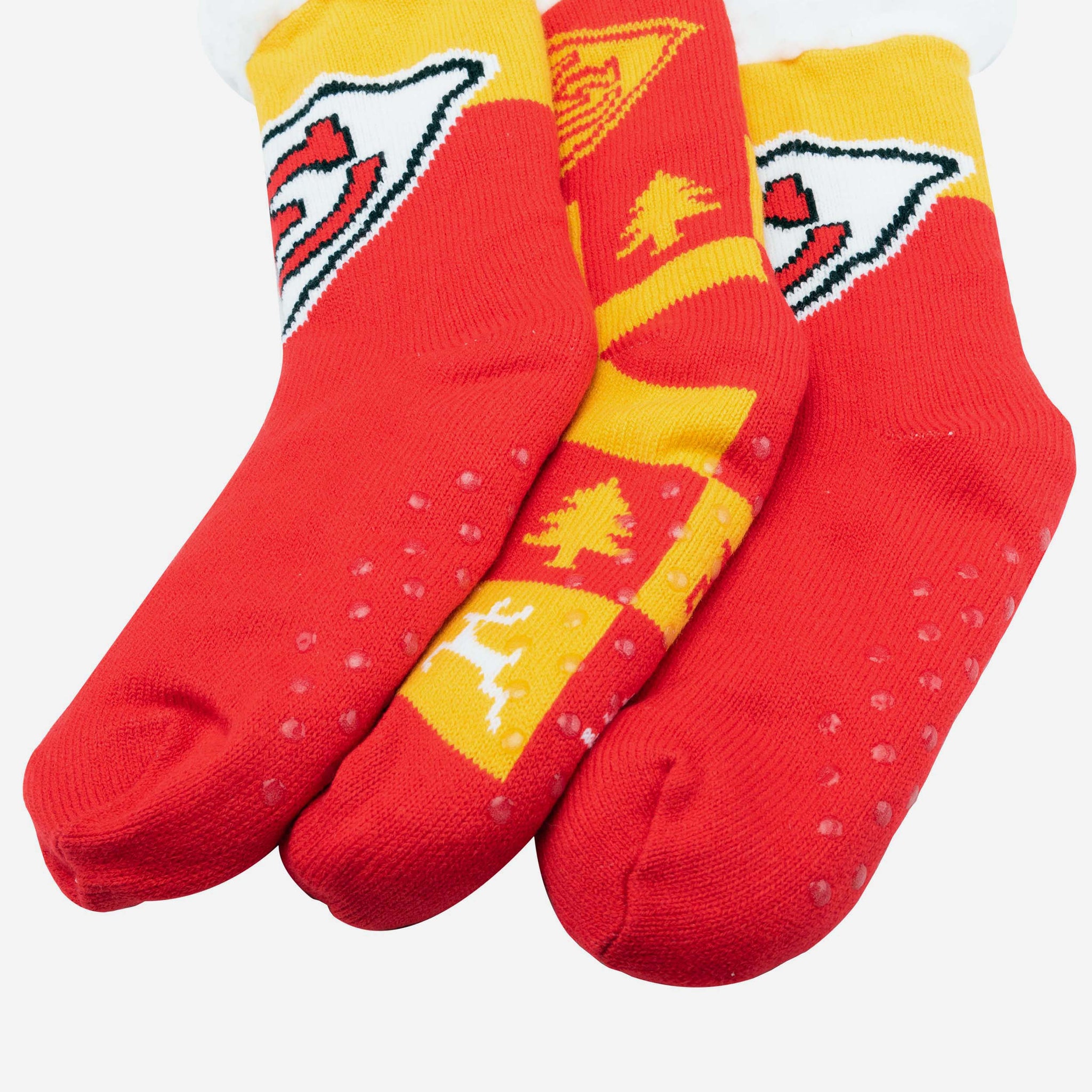 Official Atlanta Skyline Socks for Falcons, Hawks, and Braves Fans One Size Fits Most / Red