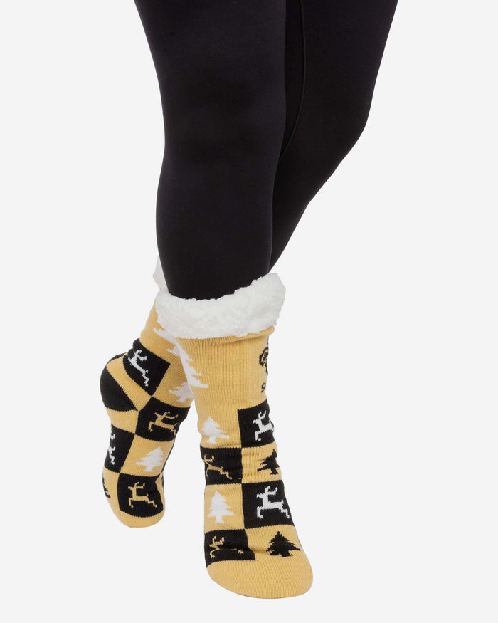 New Orleans Saints Womens Fan Footy 3 Pack Slipper Socks FOCO - FOCO.com