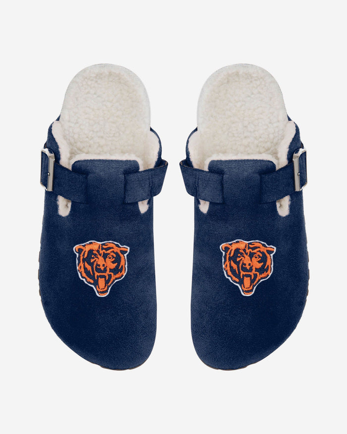 Chicago Bears Womens Fur Buckle Clog Slipper FOCO S - FOCO.com