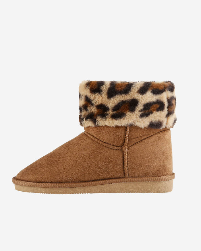 San Francisco 49ers Womens Cheetah Fur Boot FOCO S - FOCO.com