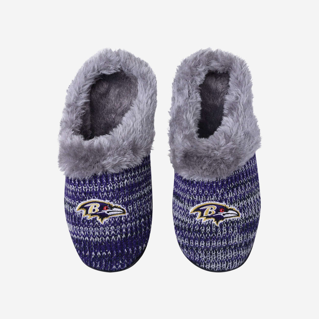 Baltimore Ravens Womens Peak Slide Slippers FOCO S - FOCO.com