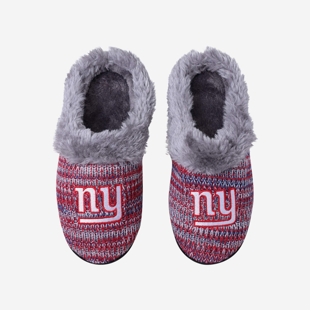 New York Giants Womens Peak Slide Slippers FOCO S - FOCO.com