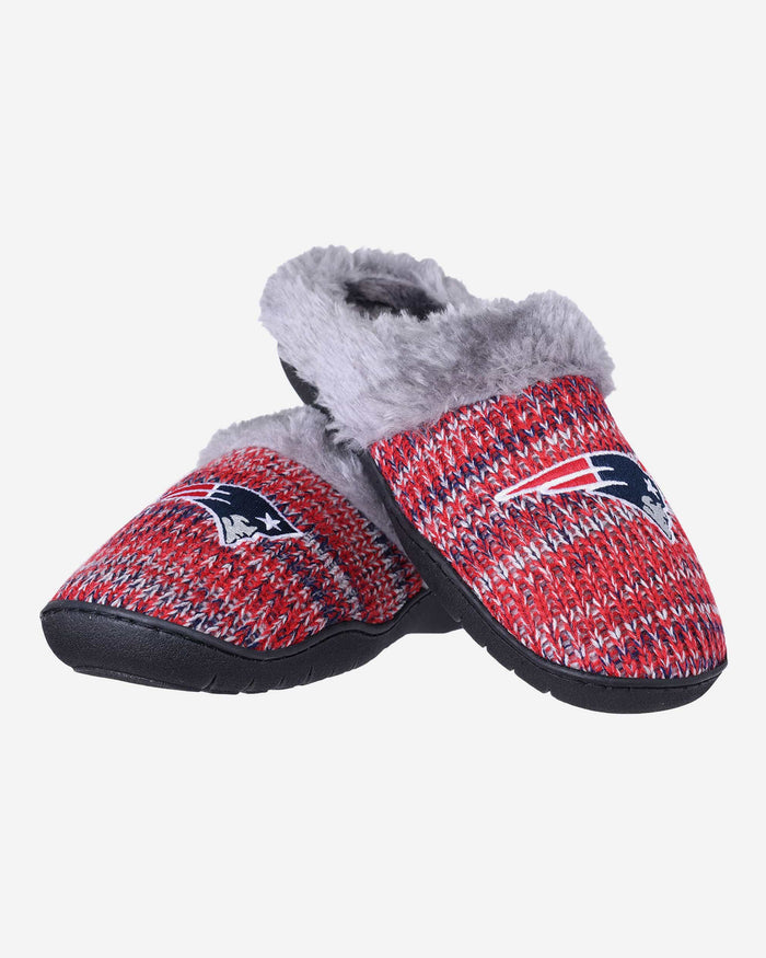 New England Patriots Womens Peak Slide Slippers FOCO - FOCO.com