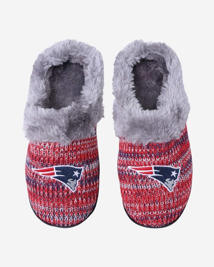 New England Patriots Womens Peak Slide Slippers FOCO S - FOCO.com