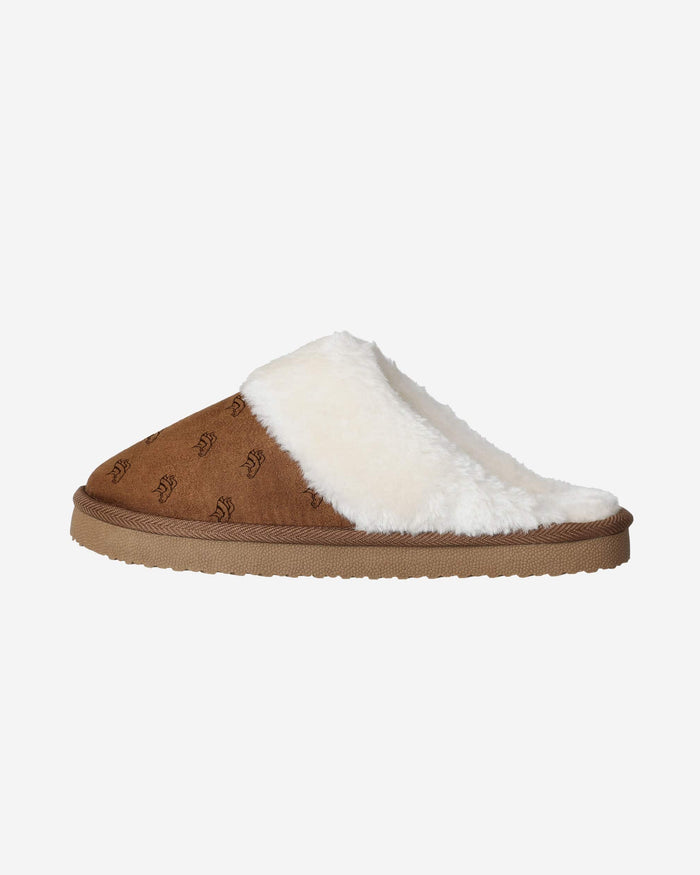 Denver Broncos Womens Repeat Logo Moccasin Slipper FOCO S - FOCO.com