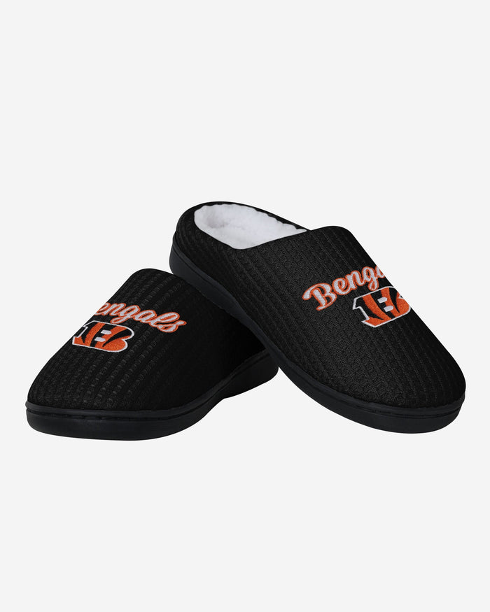 Cincinnati Bengals Womens Sherpa Lined Memory Foam Slipper FOCO - FOCO.com