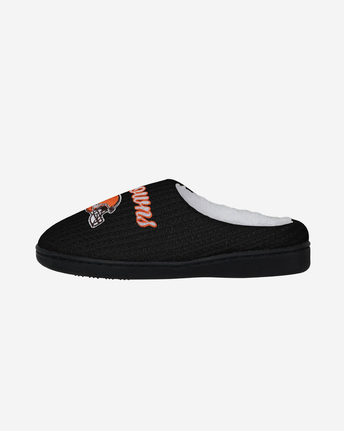 Cleveland Browns Womens Sherpa Lined Memory Foam Slipper FOCO S - FOCO.com