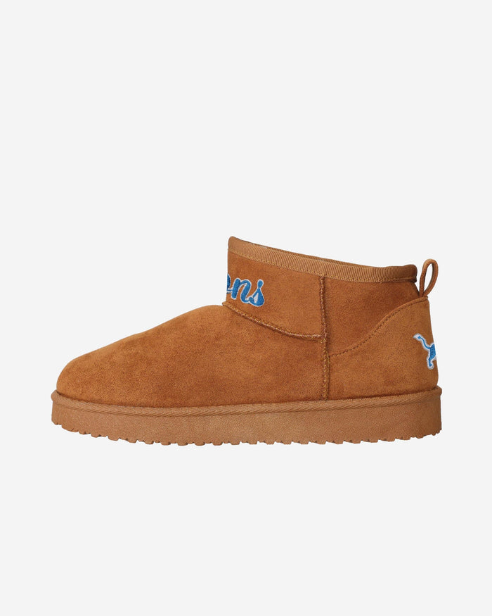 Detroit Lions Womens Team Logo Fuzzy Fan Boot FOCO 6 - FOCO.com