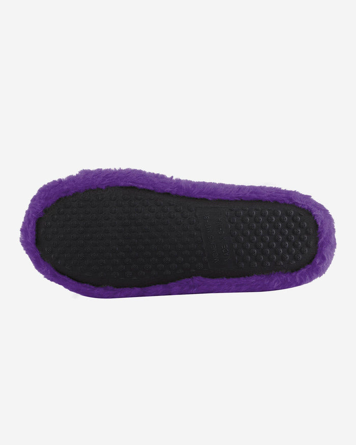 Minnesota Vikings Womens Heel Strap Wordmark Fur Slide FOCO - FOCO.com