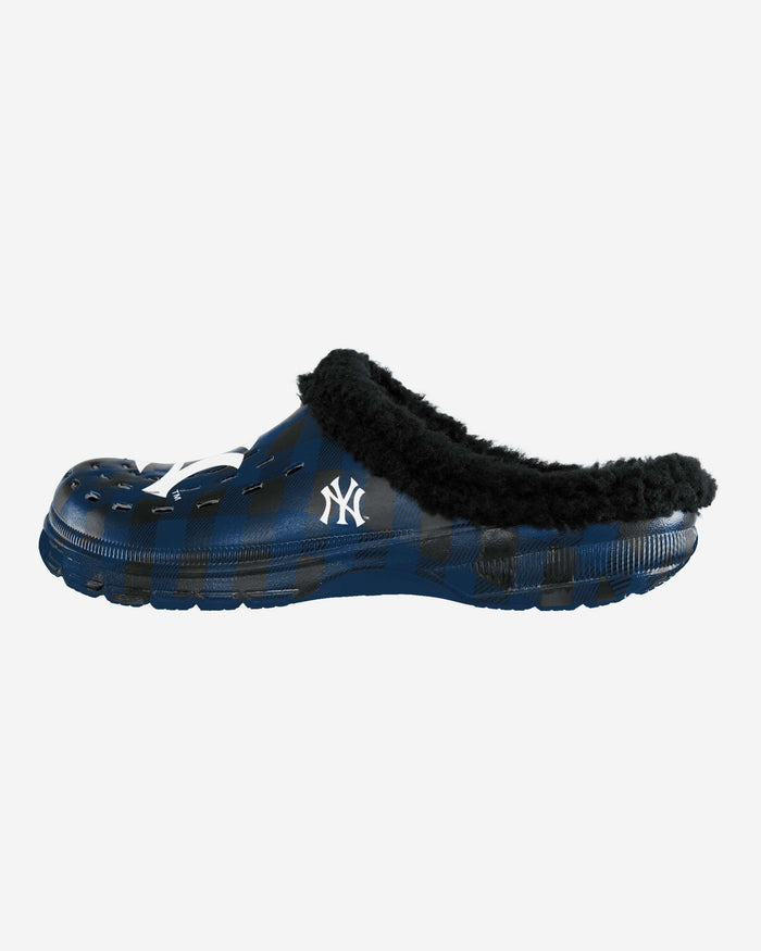 New York Yankees Sherpa Lined Buffalo Check Clog FOCO S - FOCO.com