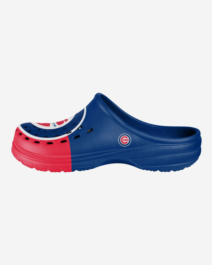 Chicago Cubs Mens Colorblock Big Logo Clog FOCO S - FOCO.com