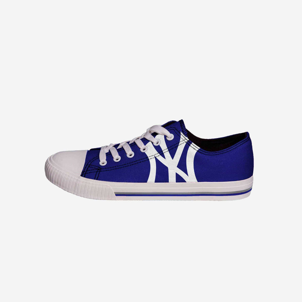 New York Yankees Mens Low Top Big Logo Canvas Shoe FOCO - FOCO.com