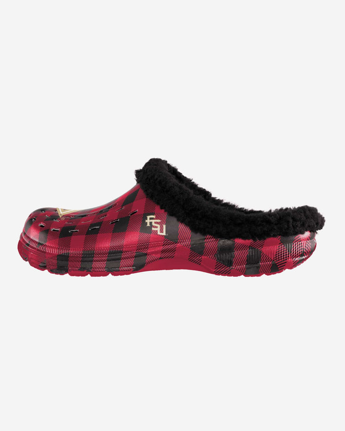 Florida State Seminoles Sherpa Lined Buffalo Check Clog FOCO S - FOCO.com