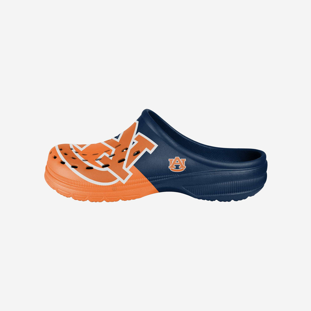 Auburn Tigers Colorblock Big Logo Clog FOCO - FOCO.com