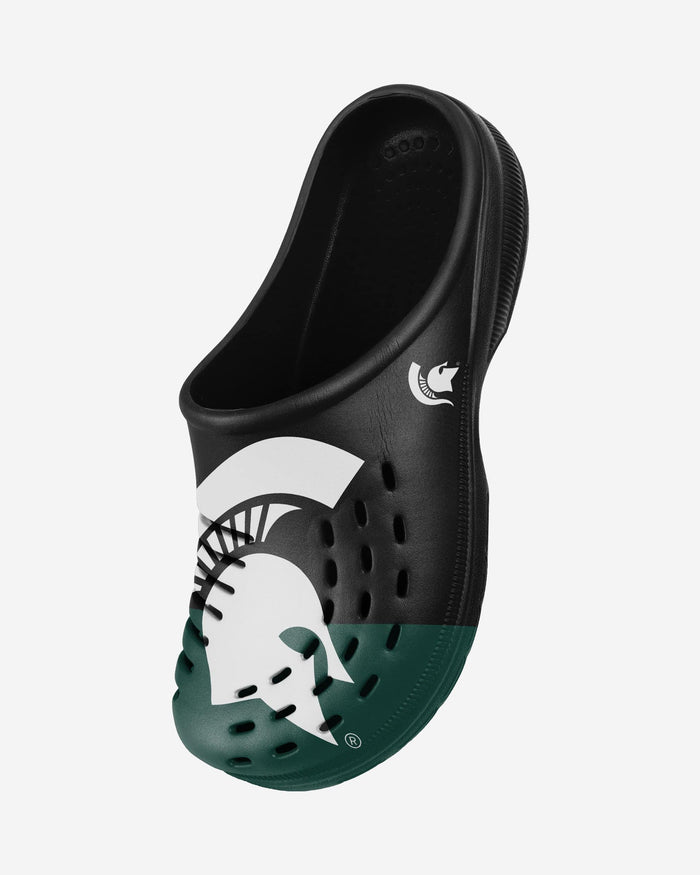 Michigan State Spartans Colorblock Big Logo Clog FOCO - FOCO.com