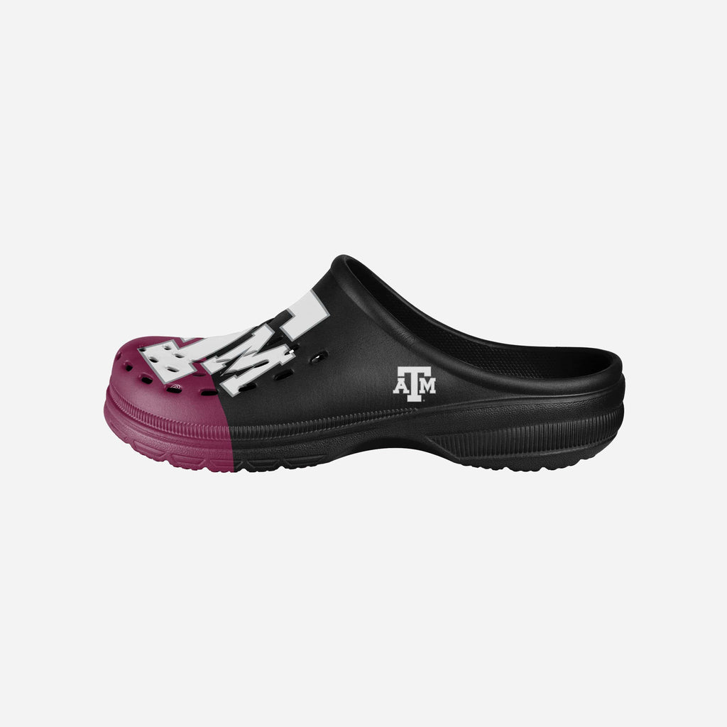 Texas A&M Aggies Colorblock Big Logo Clog FOCO - FOCO.com