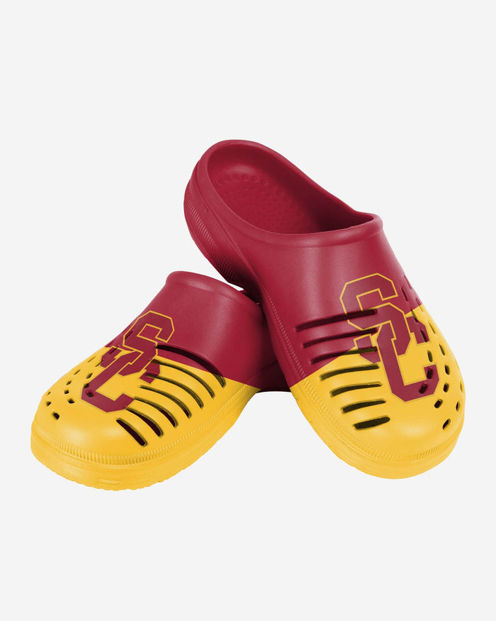 USC Trojans Colorblock Big Logo Clog FOCO - FOCO.com