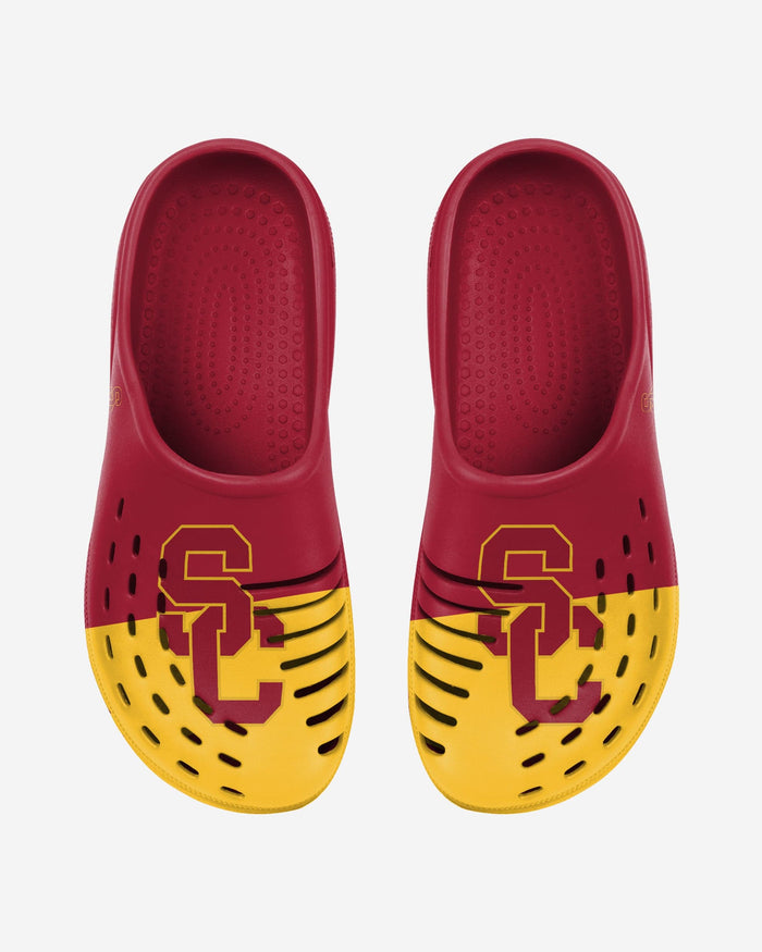 USC Trojans Colorblock Big Logo Clog FOCO S - FOCO.com