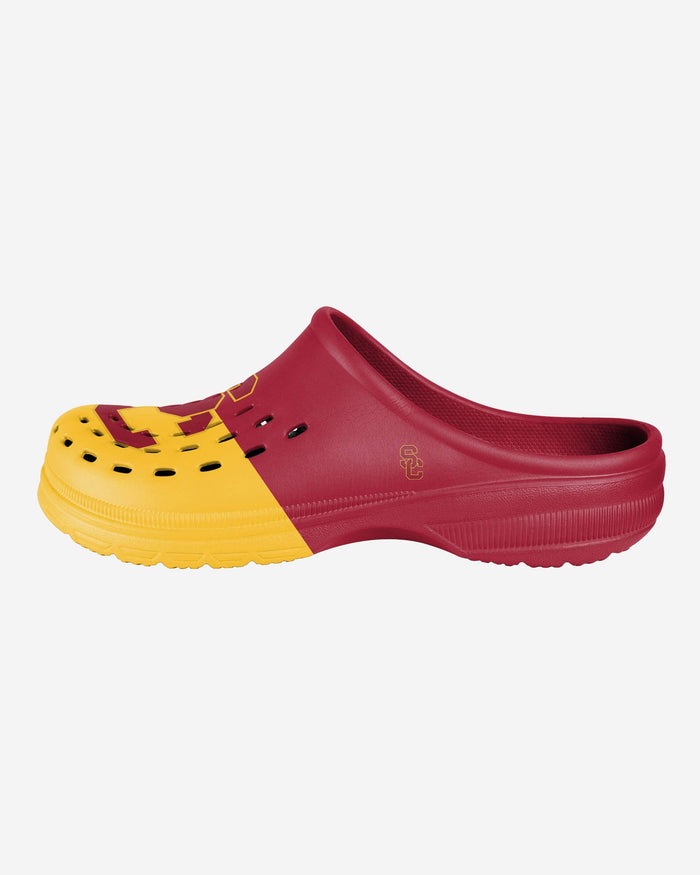 USC Trojans Colorblock Big Logo Clog FOCO - FOCO.com