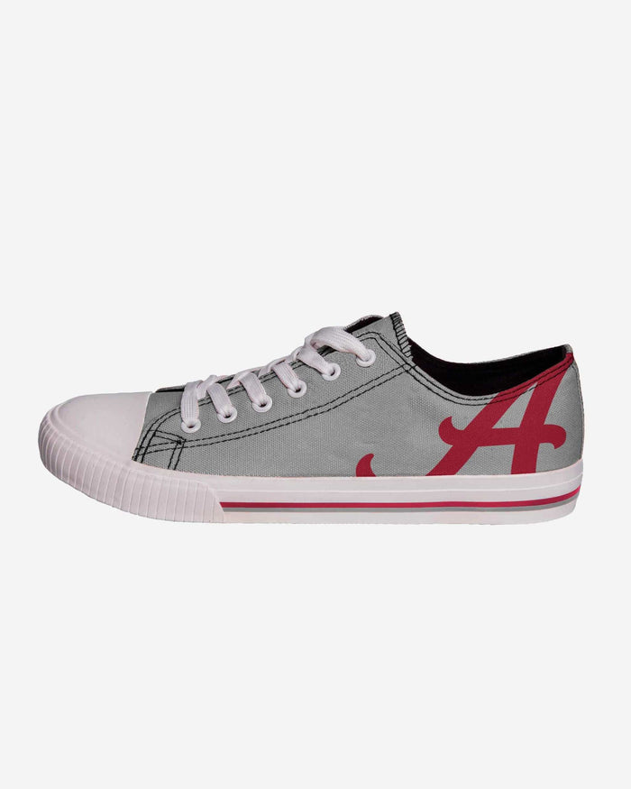 Alabama Crimson Tide Mens Low Top Big Logo Canvas Shoe FOCO - FOCO.com