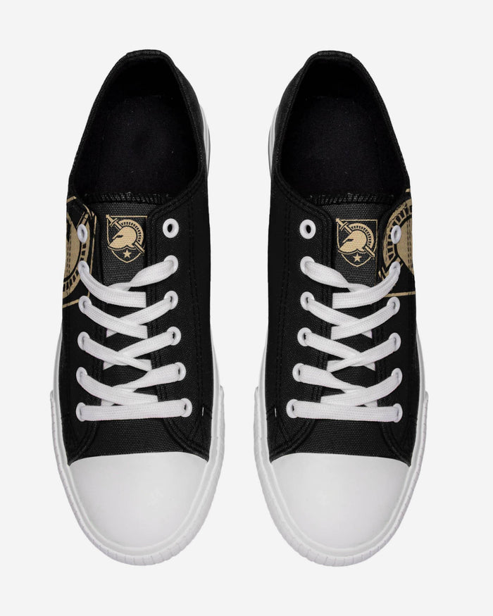 Army Black Knights Mens Low Top Big Logo Canvas Shoe FOCO - FOCO.com