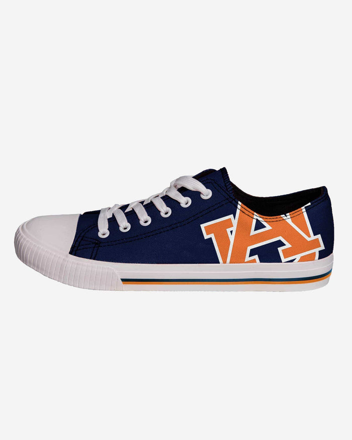 Auburn Tigers Mens Low Top Big Logo Canvas Shoe FOCO - FOCO.com