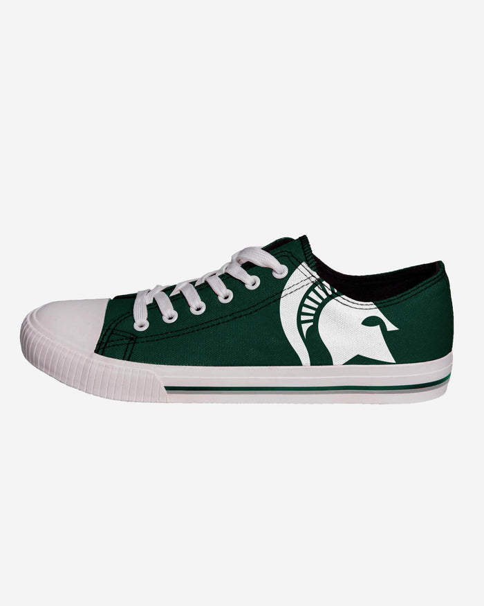 Michigan State Spartans Mens Low Top Big Logo Canvas Shoe FOCO - FOCO.com