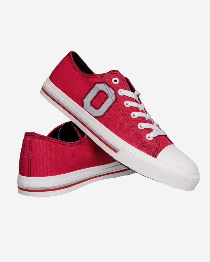 Ohio State Buckeyes Mens Low Top Big Logo Canvas Shoe FOCO - FOCO.com