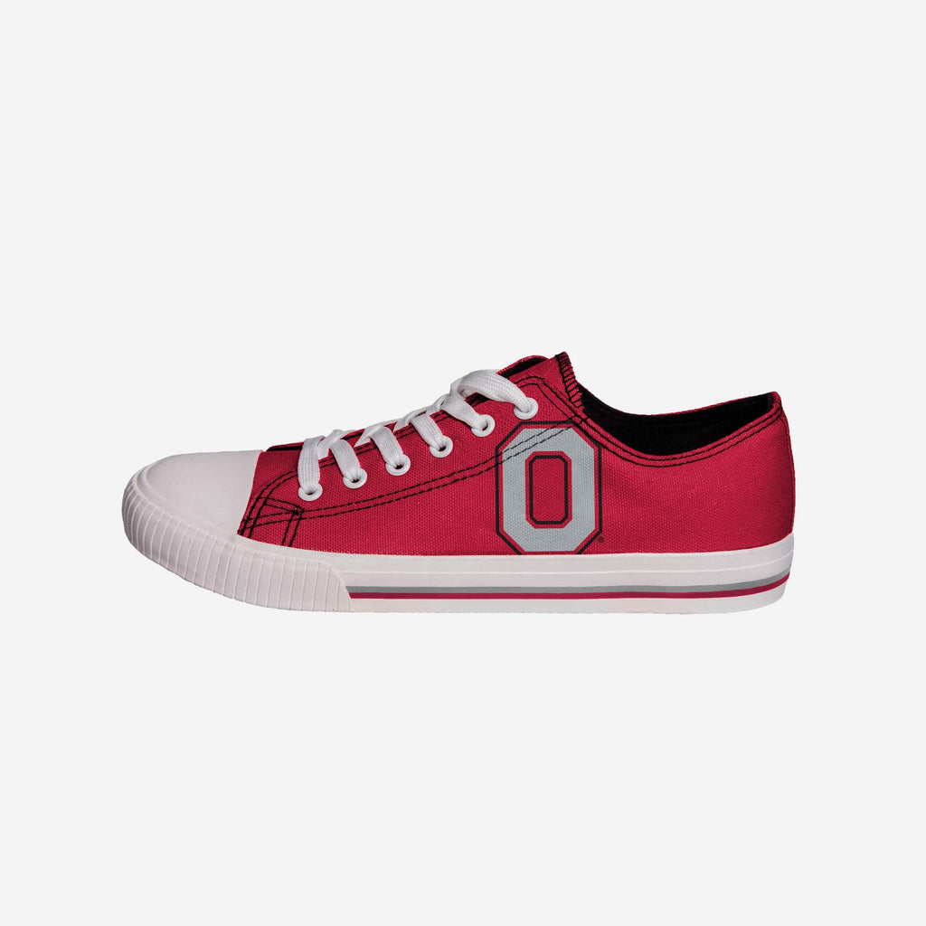 Ohio State Buckeyes Mens Low Top Big Logo Canvas Shoe FOCO - FOCO.com