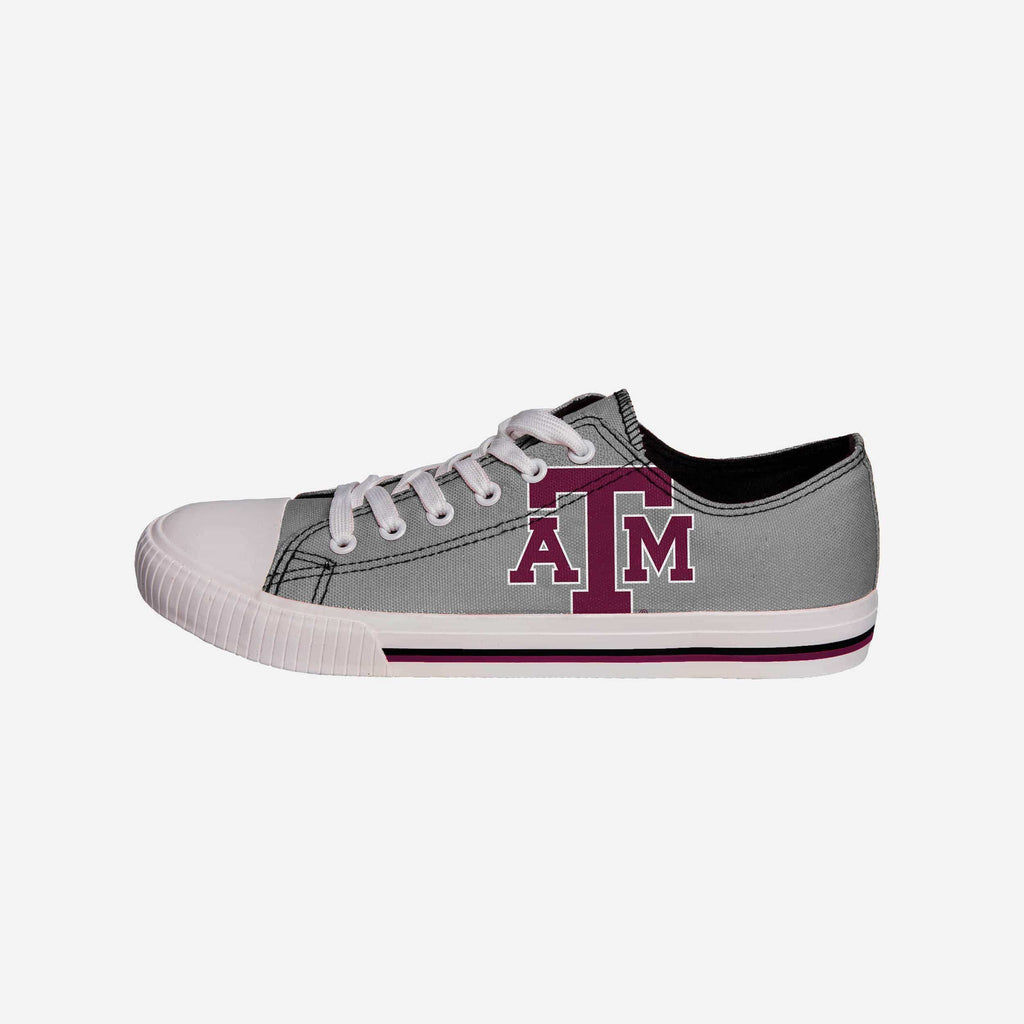 Texas A&M Aggies Mens Low Top Big Logo Canvas Shoe FOCO - FOCO.com