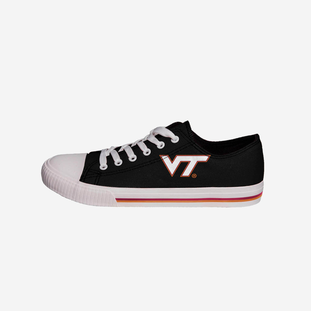 Virginia Tech Hokies Mens Low Top Big Logo Canvas Shoe FOCO - FOCO.com