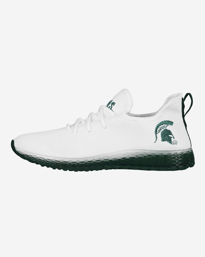 Michigan State Spartans Gradient Midsole White Sneakers FOCO 7 - FOCO.com