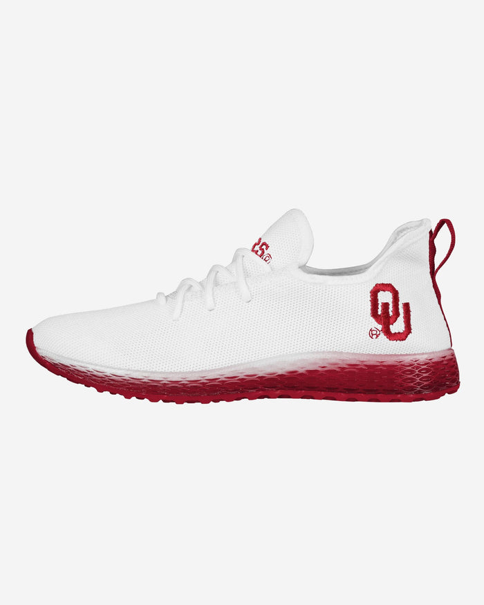Oklahoma Sooners Gradient Midsole White Sneakers FOCO 7 - FOCO.com