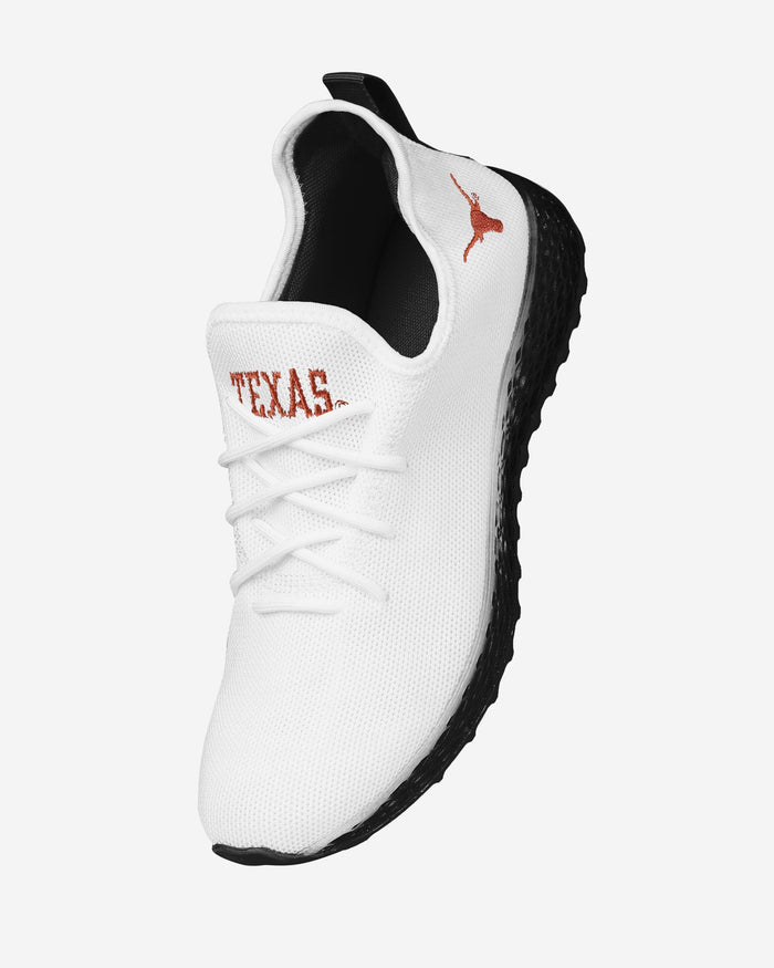 Texas Longhorns Gradient Midsole White Sneakers FOCO - FOCO.com