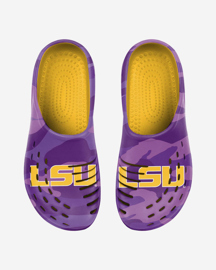 LSU Tigers Tonal Camo Clog FOCO - FOCO.com