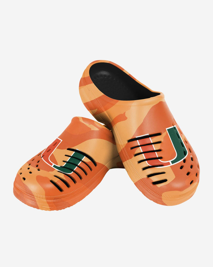 Miami Hurricanes Tonal Camo Clog FOCO - FOCO.com