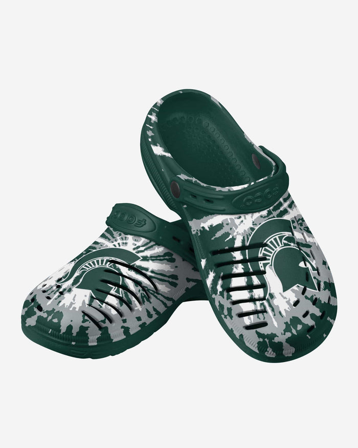 Michigan State Spartans Tie-Dye Clog With Strap FOCO - FOCO.com