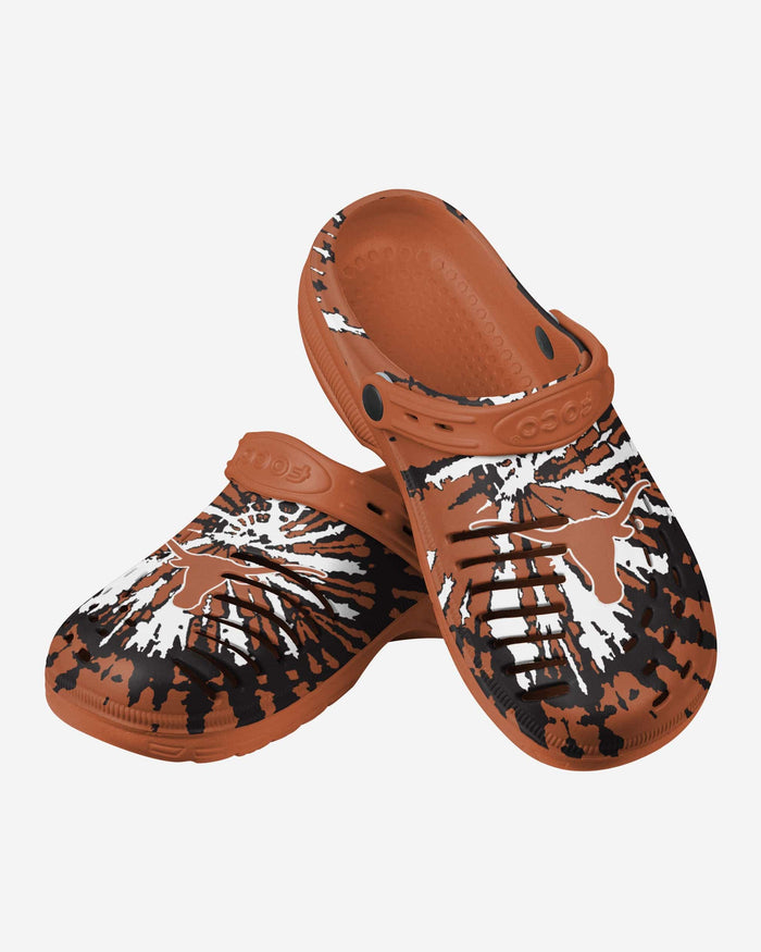 Texas Longhorns Tie-Dye Clog With Strap FOCO - FOCO.com