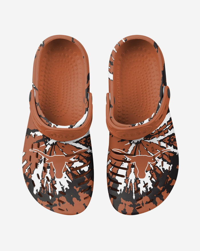 Texas Longhorns Tie-Dye Clog With Strap FOCO - FOCO.com